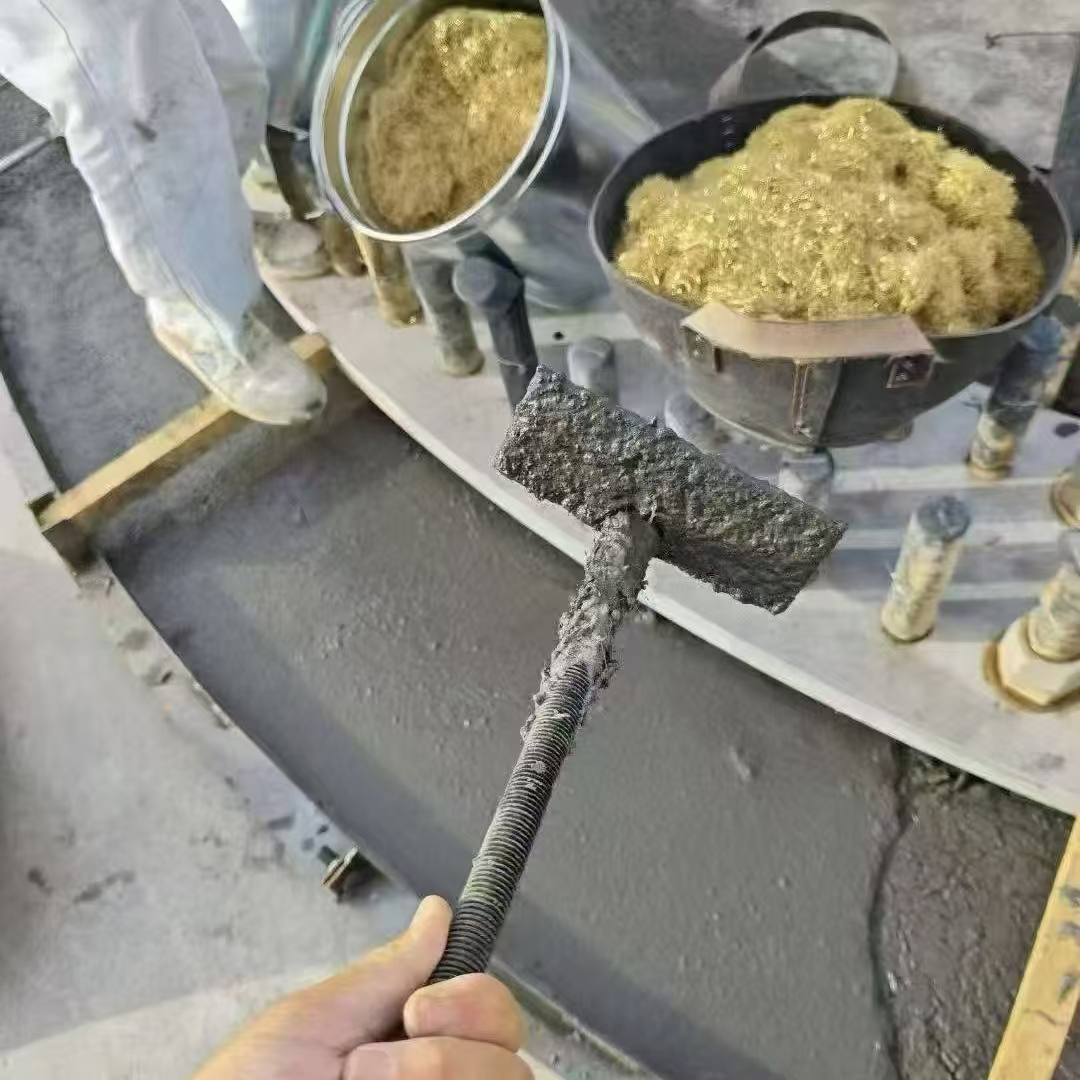 株洲C120钢纤维高强无收灌浆料 轧机压缩机汽轮机发电机锻压设备底座灌浆材料
